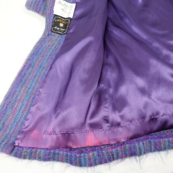Vintage Bardolino Luxury Mohair Coat Monteselli Original by Primrose Women's S - Picture 10 of 15